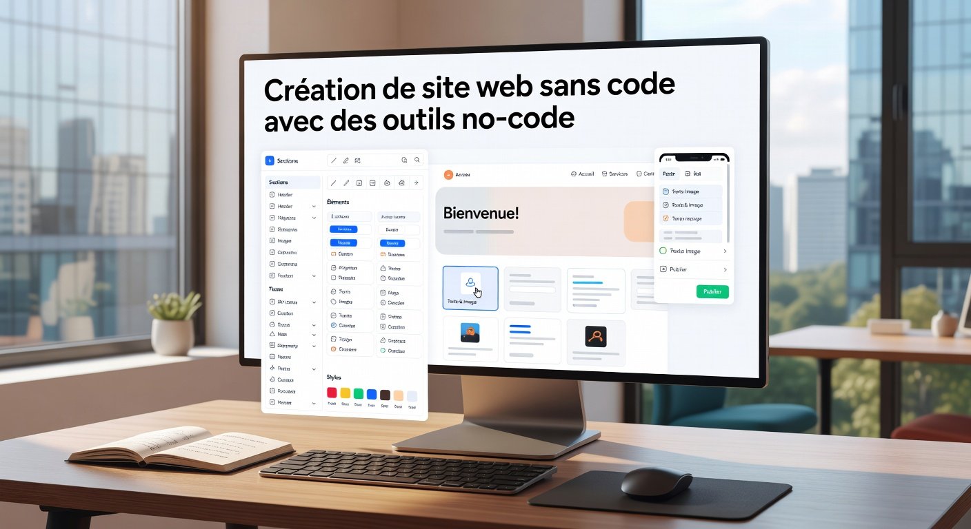 Création de site web sans code avec des outils no-code